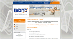 Desktop Screenshot of isono-mentaltrainer.de