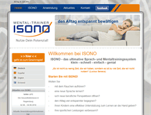 Tablet Screenshot of isono-mentaltrainer.de